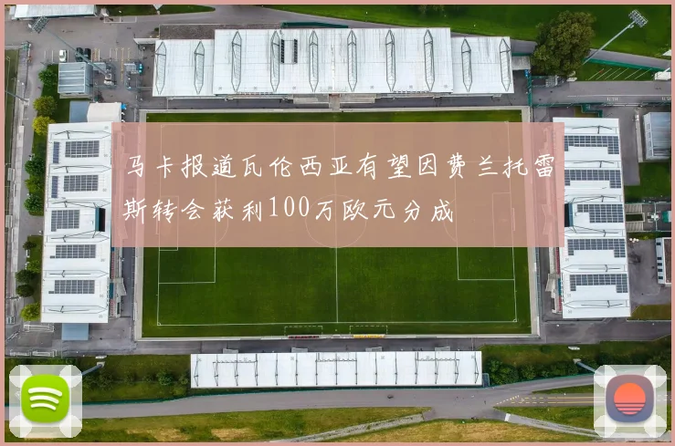 马卡报道瓦伦西亚有望因费兰托雷斯转会获利100万欧元分成